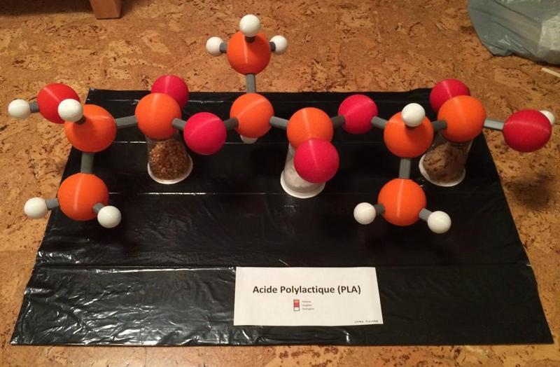 Giant PLA Molecule, made from PLA