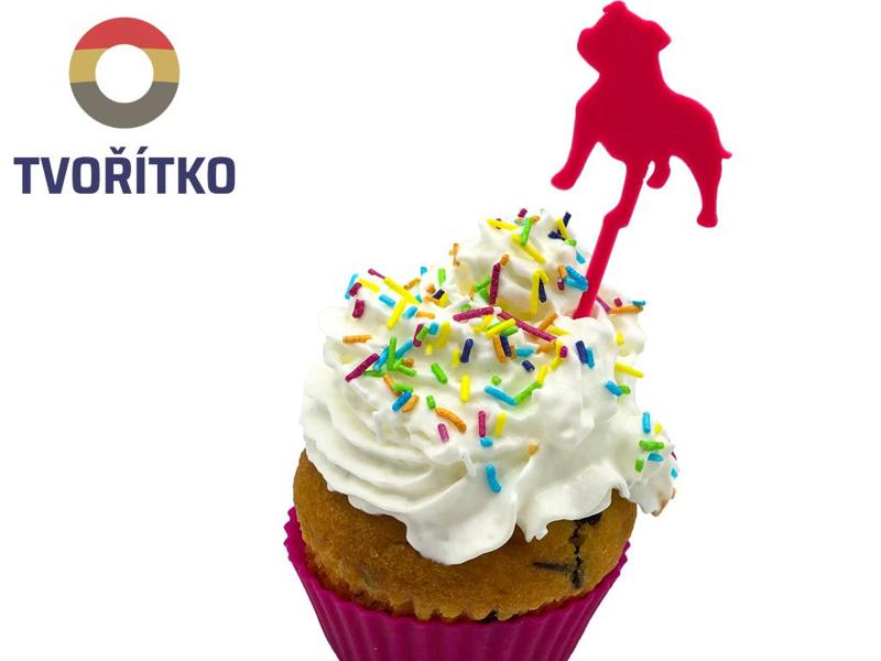 Cupcake Topper -  Staffordshire Bulletrrier