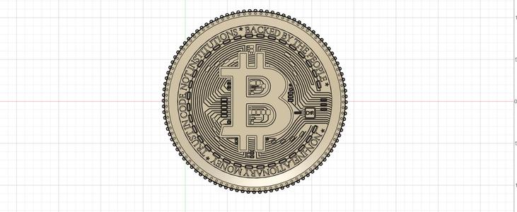 Physical Bitcoin Coin