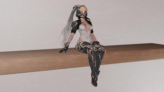 Bunny Ultra Sit Pose 1:First Descendant Miniature