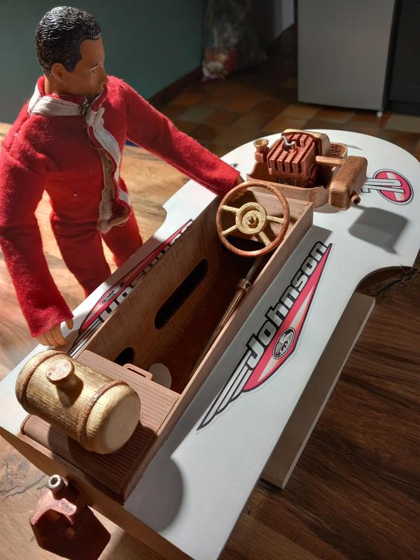 1950 RC shovel racing boat