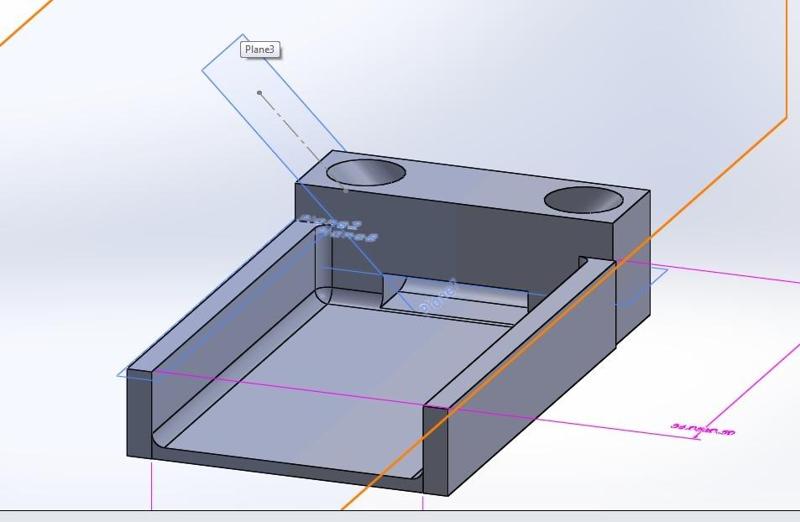 Generic rx "V" antenna holder