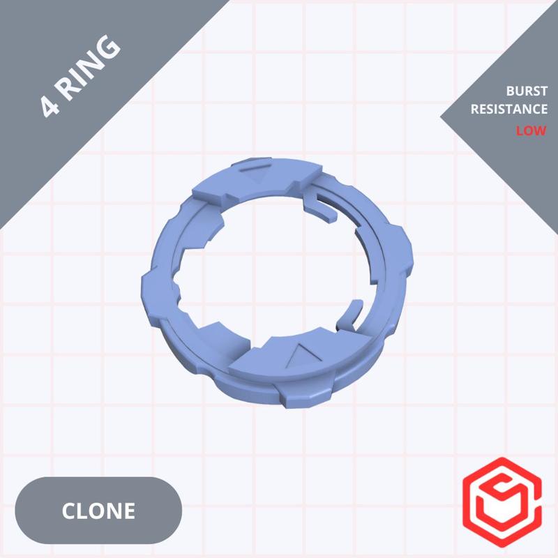 Beyblade X RATCHET RING 4