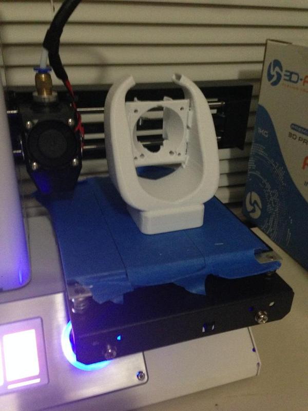 TronXY x5s Fang Fan and Back Plate Mount