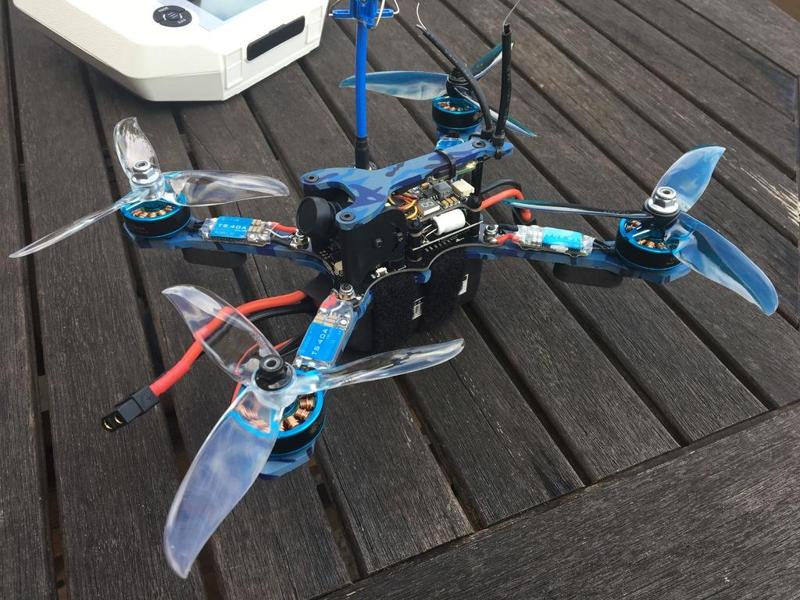 Eachine Wizard TS215 Quadcopter Rear FPV Antenna Bracket - Mod