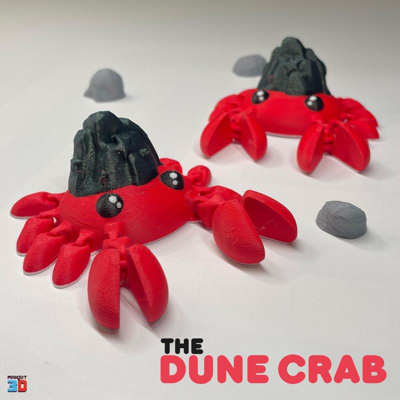 3D Printable Flexi Dune Crab