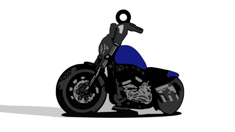 Motorcycle Keychain - Keychain