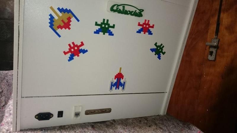 HP holder, Handle, topper and decoration for my Galaxian bartop