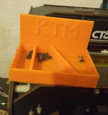 KTM screw compartment