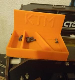 KTM screw compartment