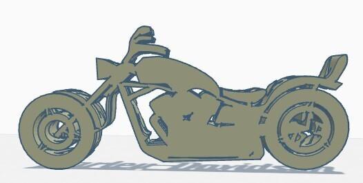 Harley Davidson Motorcycle Desk Display