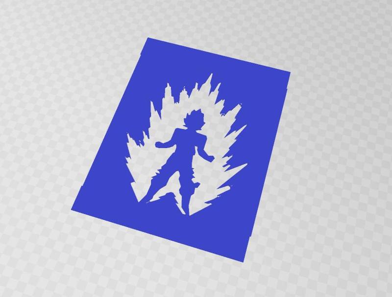 stencil Son Goku Dragon Ball