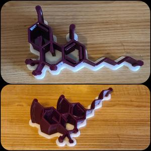 THC Molecule Desk Display