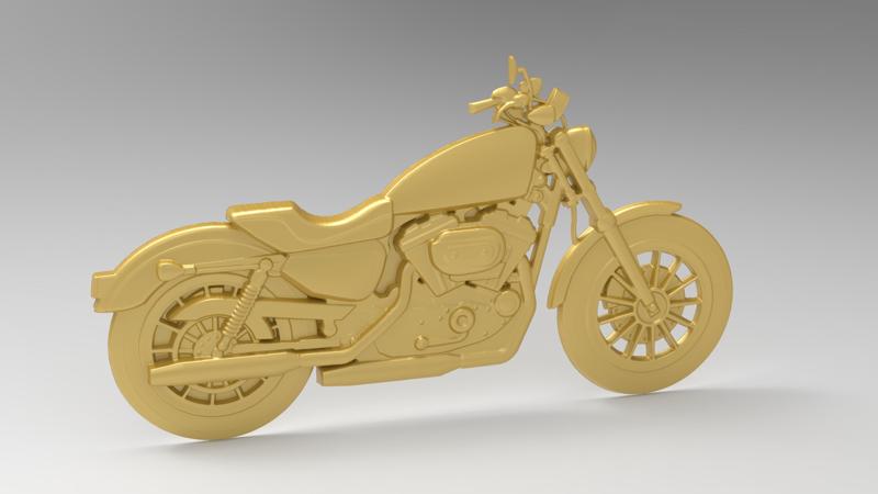 Motorcycle 3D-print model file