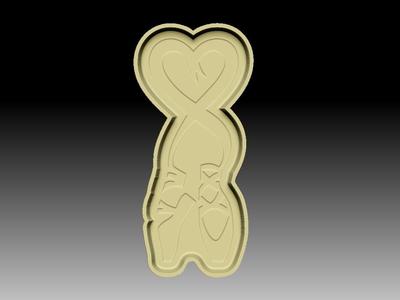 BALLET LOVE BATH BOMB MOLD