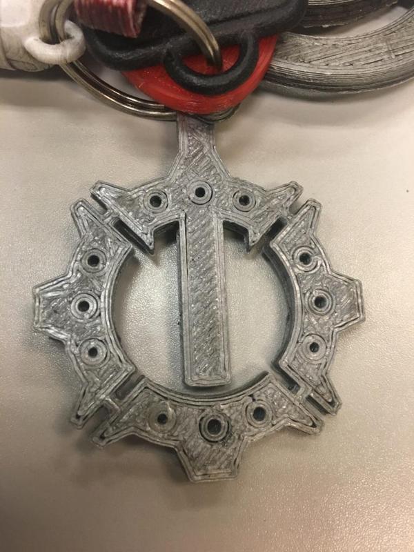 Torqued Keychain