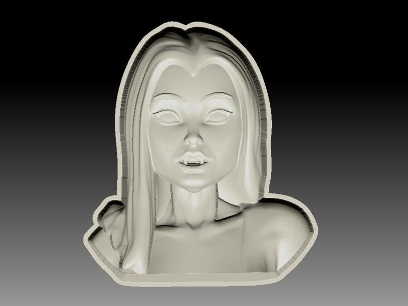 MORTICIA ADDAMS BATH BOMB MOLD