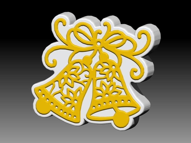 ORNAMENT BELL SOLID SHAMPOO AND MOLD FOR SOAP PUMP