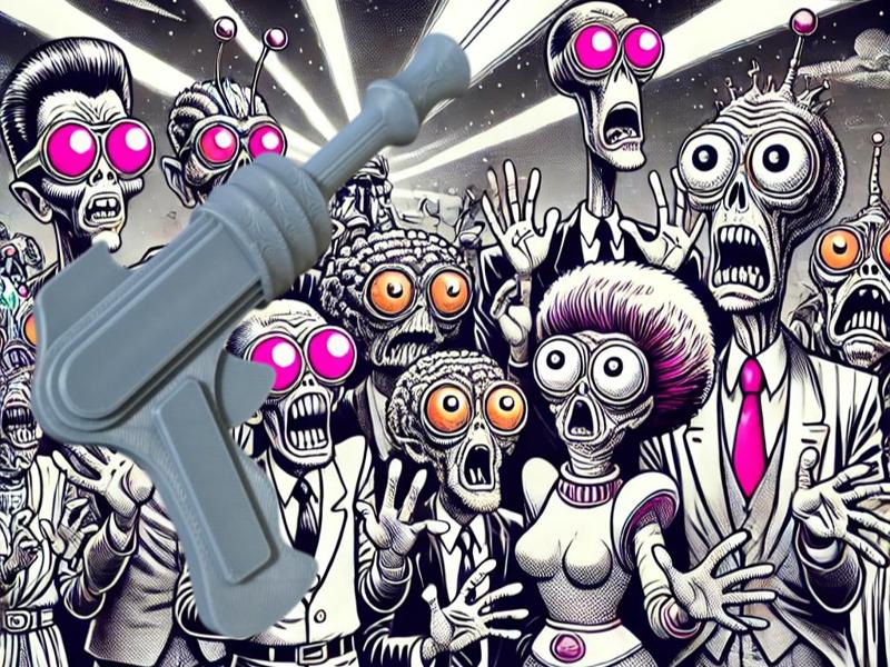 Ultimate Alien Hunter Ray Gun!