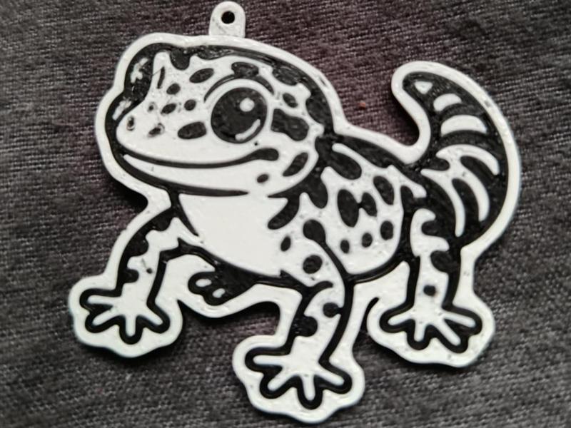 Geko keychain