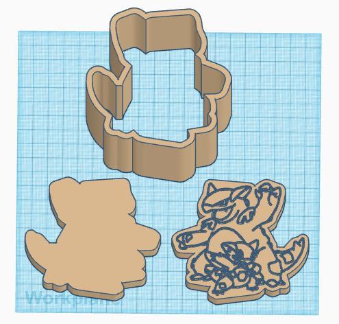 Pokemon: Mega Kangaskhan 3 Piece Bath Bomb Mold