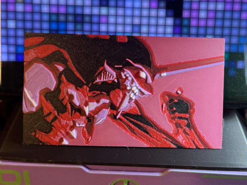 Eva 02 Gendo Anime Art Hue Forge Slap