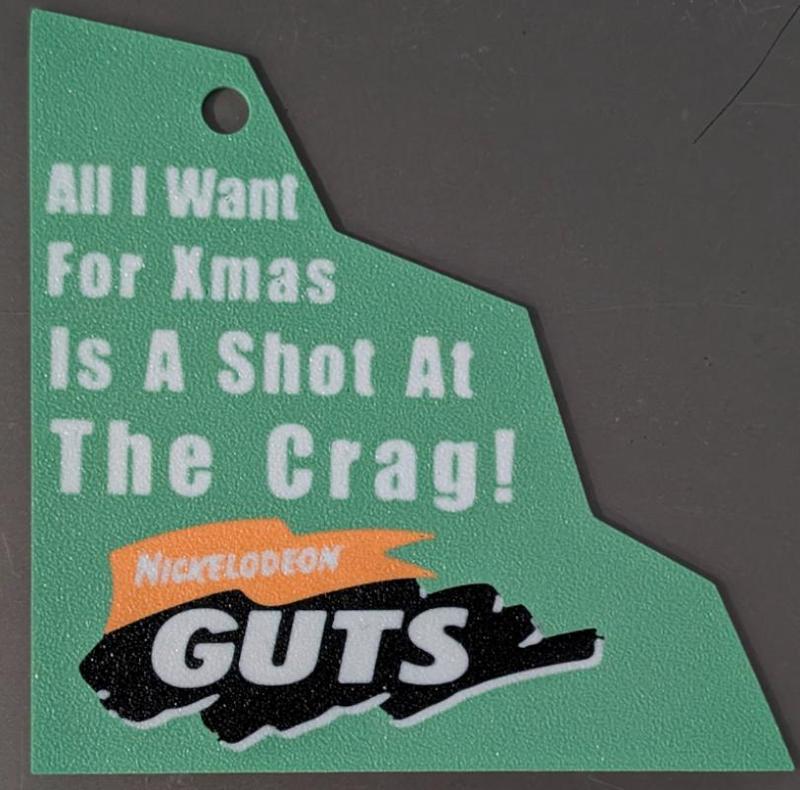 GUTS Aggro Crag Christmas Ornament