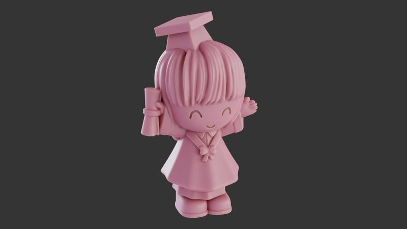 PERSONAJE GRADUADO FEMENINO/ GRADUATED CHARACTER FEMALE