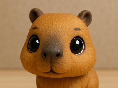 super cute capybara