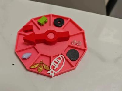 Lucky wheel with 10 slots