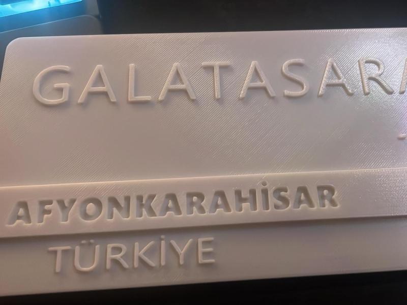 Galatasaray  street sign suitable for modification