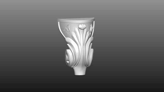 furniture leg 3D cnc