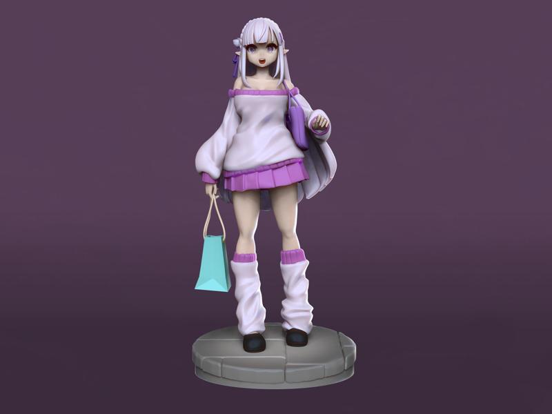 Casual Emilia [Re:zero]