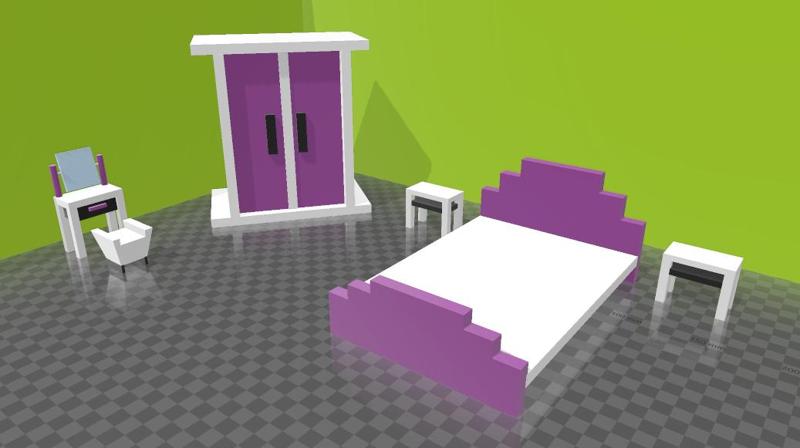 Bedroom set: doll furniture