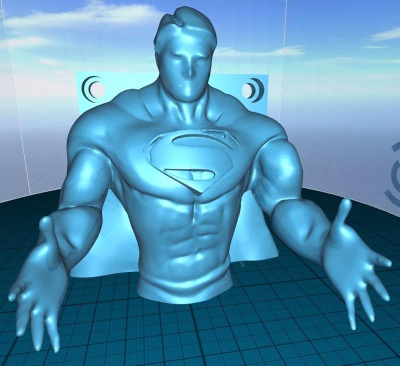 Superman Wall Hanger for Quadcopter Guitar Backpack Hat Drone