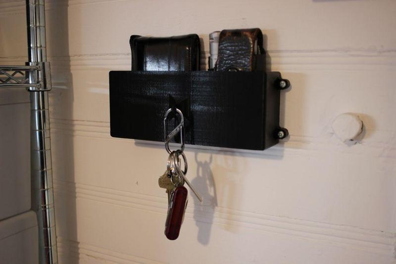 Wallet, Keys & Leatherman Wall Mount