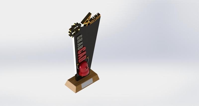 4Million member challenge Trophy 