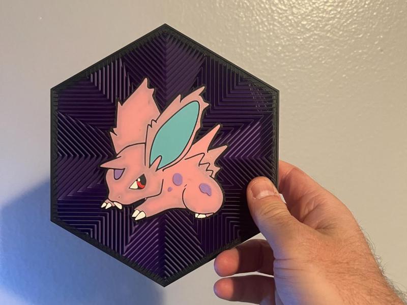 32 Nidoran M Hex Art