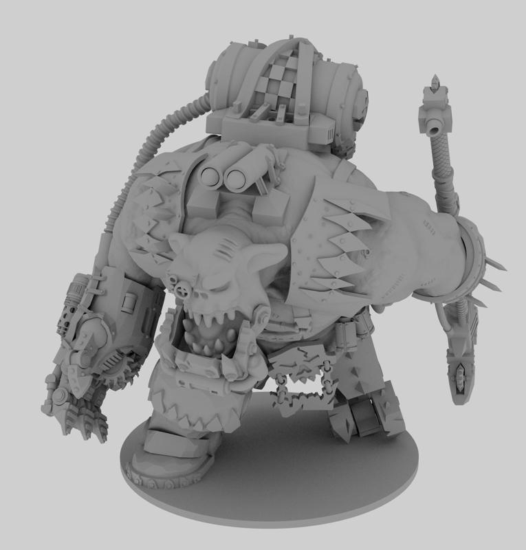 Ork Brute Warboss (unsupported)