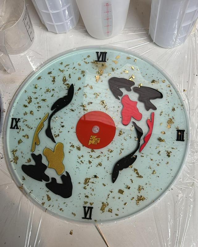 koi carp wall art - decorative japan carp