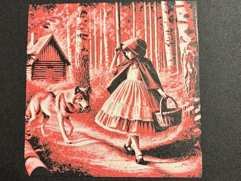 Hueforge Little Red Riding Hood