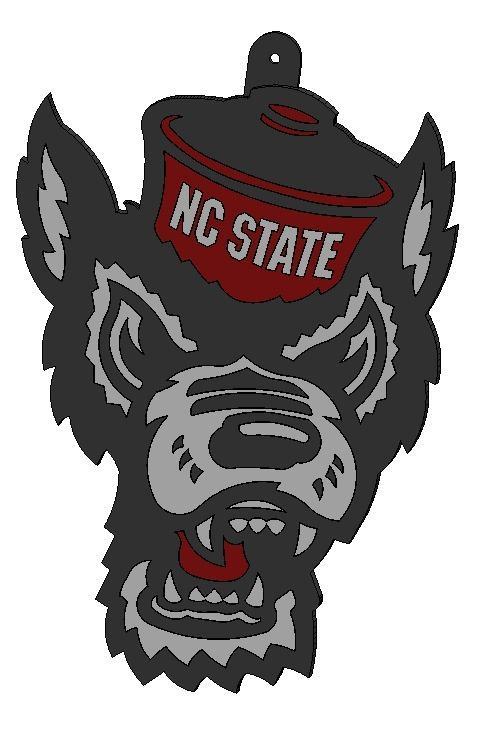 Tuffy the Wolf - Multi-color Flat Logo