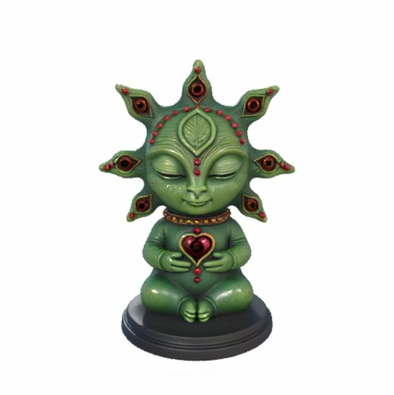Heart of the Sun - 3D Printable Alien Enlightenment Idol