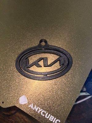 Kia Spinner Keychain Print in Place