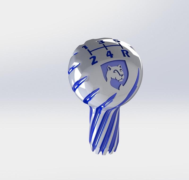 Penn State Swirl Gear Shift Knob