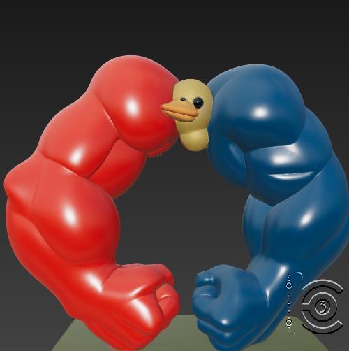 Duckling Diplomacy - Peace Treaty in Biceps