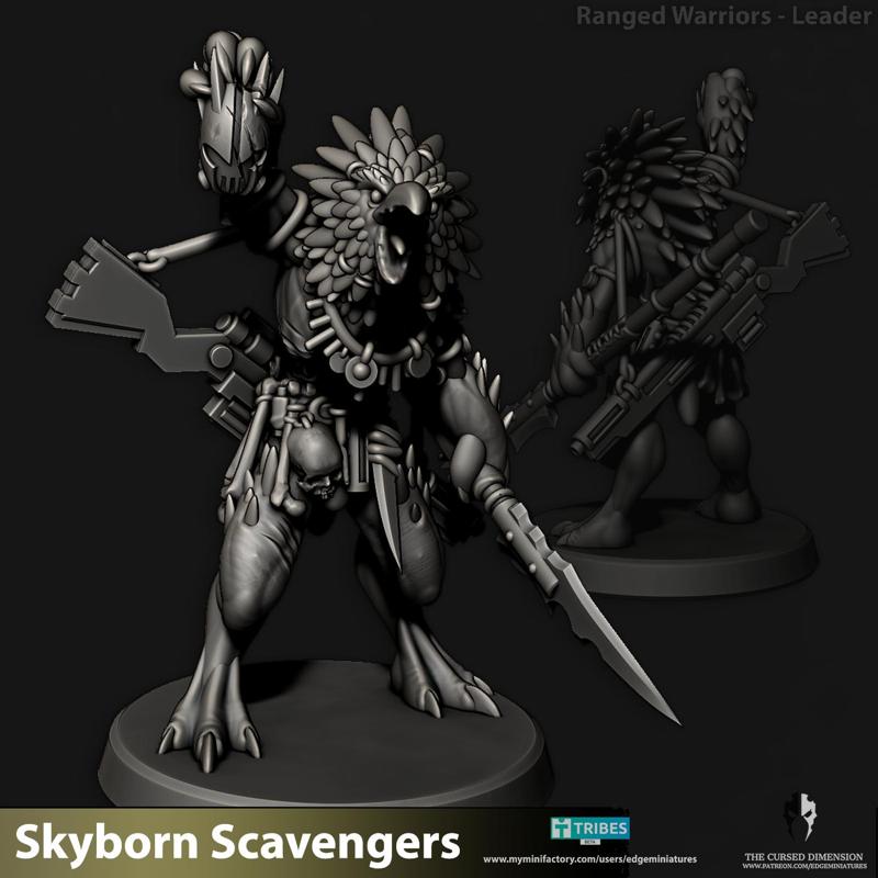 Leader - Skyborn Scavengers - 28mm
