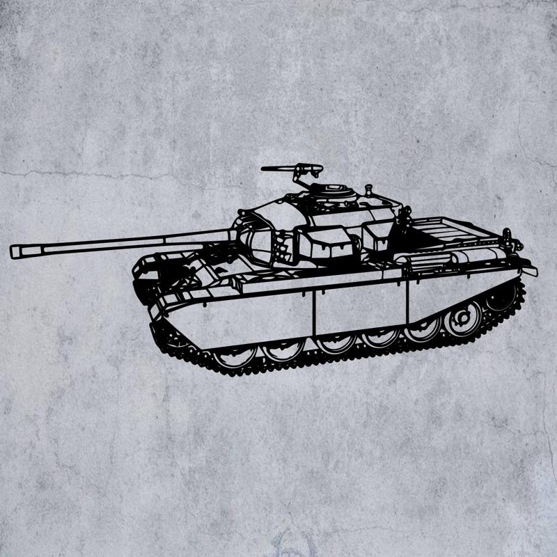 CENTURION MEDIUM TANK | 2D WALL ART
