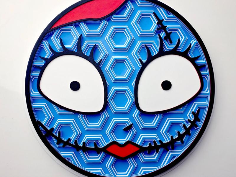 Sally (Nightmare B4 Christmas) Dimensional Mosaic