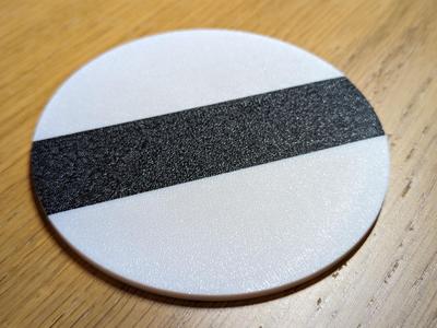 UK Road Sign National Speed Limit Coaster